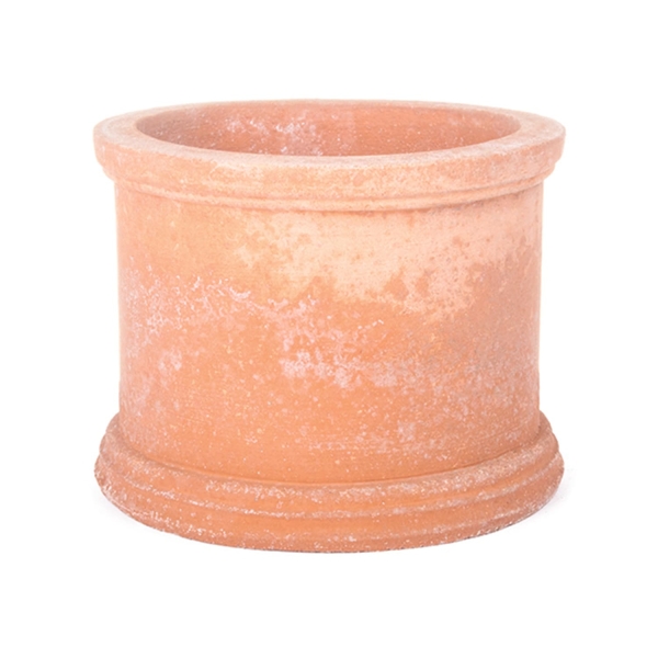 schlichter Blumentopf Terracotta